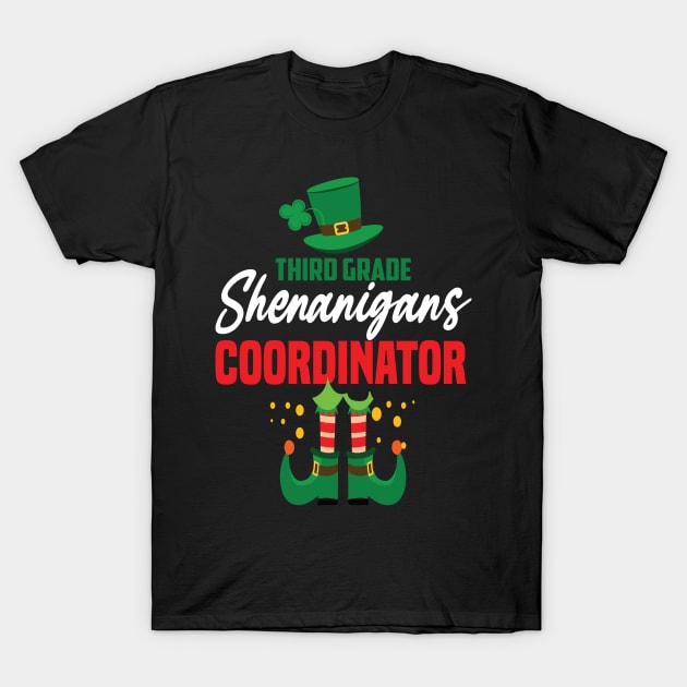 Third grade shenanigans coordinator St patricks day teacher gift T-Shirt by DODG99